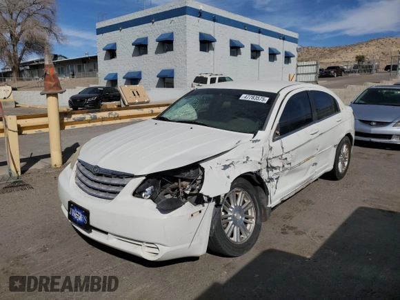 2008 Chrysler Sebring Touring with VIN 1C3LC56R88N300458, listed as a Copart auction lot 47783575 with Not provided miles and Salvage title. Bid and sale history available at DreamBid. Image 1.