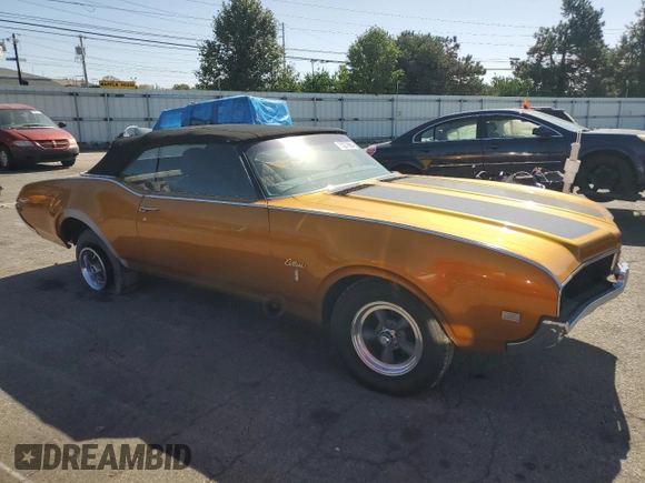 1969 Oldsmobile Cutlass with VIN 336679M390903, listed as a Copart auction lot 75278984 with Not Provided miles and Clean Title. Bid and sale history available at DreamBid. Image 4.