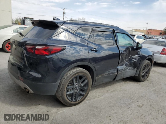 2021 Chevrolet Blazer LT with VIN 3GNKBDR40MS539126, listed as a Copart auction lot 76137134 with 87,550 mi miles and Salvage title. Bid and sale history available at DreamBid. Image 3.