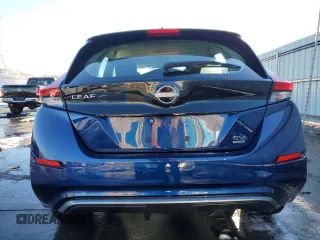 2025 Nissan LEAF SV Plus with VIN 1N4CZ1CV3SC560845, listed as a Copart auction lot 87508625 with 5,062 mi miles and Salvage Title. Bid and sale history available at carsss.com. Image 6.