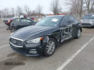 2015 Infiniti Q50 z VIN JN1BV7AR6FM412573, wystawiony jako IAAI lot #41796802 z przebiegiem 136 410 mil mil oraz . Historia ofert i sprzedaży dostępna na DreamBid. Obrazek 21.