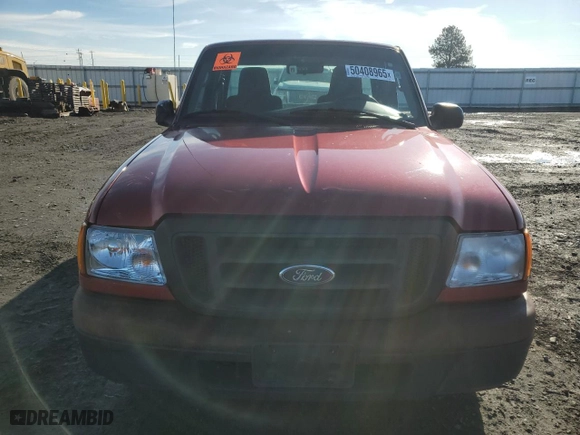 2005 Ford Ranger XL with VIN 1FTYR10D95PA89521, listed as a Copart auction lot 50408965 with 243,842 mi miles and Salvage Title. Bid and sale history available at carsss.com. Image 5.