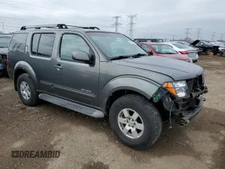2005 Nissan Pathfinder SE с VIN 5N1AR18W45C773094, выставлен на аукционе Copart как лот 52740655 с пробегом 164 456 миль миль и Списание • Salvage title. История ставок и продаж доступна на DreamBid. Изображение 4.
