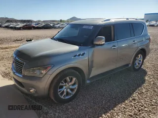 2013 Infiniti QX56 with VIN JN8AZ2NE8D9041878, listed as a Copart auction lot 81520064 with 138,103 mi miles and Clean Title. Bid and sale history available at carsss.com. Image 1.