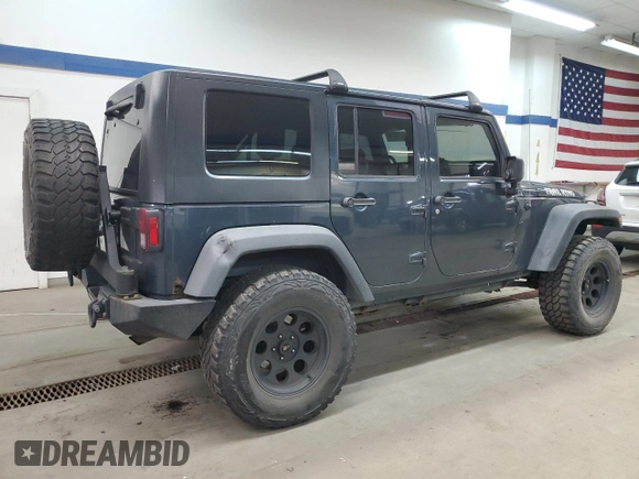 2008 Jeep Wrangler Unlimited Rubicon with VIN 1J4GA69198L591203, listed as a Copart auction lot 45772815 with 109,708 mi miles and Salvage Title. Bid and sale history available at carsss.com. Image 3.