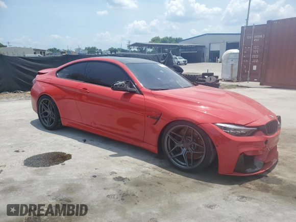 2018 BMW M4 с VIN WBS4Y9C52JAC87905, выставлен на аукционе Copart как лот 57219645 с пробегом 67 944 миль миль и Списание • Salvage title. История ставок и продаж доступна на DreamBid. Изображение 4.