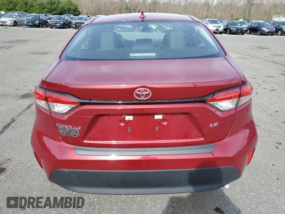 2025 Toyota Corolla LE z VIN 5YFB4MDE1SP246638, wystawiony jako Copart lot #52710175 z przebiegiem 922 mil mil oraz Szkoda całkowita • Salvage title. Historia ofert i sprzedaży dostępna na DreamBid. Obrazek 6.
