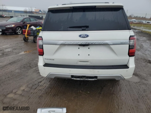2020 Ford Expedition Max Platinum with VIN 1FMJK1MT5LEA75174, listed as a Copart auction lot 85696414 with 111,278 mi miles and Salvage Title. Bid and sale history available at carsss.com. Image 6.