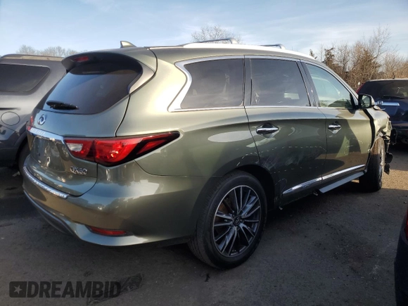 2017 Infiniti QX60 with VIN 5N1DL0MM6HC513197, listed as a Copart auction lot 48238615 with 101,015 mi miles and Salvage Title. Bid and sale history available at DreamBid. Image 3.
