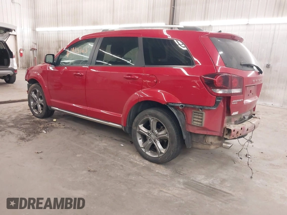 2016 Dodge Journey Crossroad Plus z VIN 3C4PDDGGXGT245673, wystawiony jako IAAI lot #41915165 z przebiegiem 124 861 mil mil oraz . Historia ofert i sprzedaży dostępna na DreamBid. Obrazek 3.