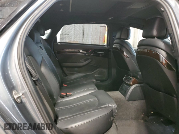 2017 Audi A8 with VIN WAU44AFDXHN009967, listed as a Copart auction lot 60536285 with 103,759 mi miles and Clean title. Bid and sale history available at DreamBid. Image 10.