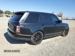 2015 Land Rover Range Rover HSE with VIN SALGS2VF9FA234442, listed as a Copart auction lot 65928525 with 90,489 mi miles and Clean title. Bid and sale history available at DreamBid. Image 3.