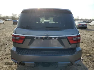 2021 Nissan Armada SL with VIN JN8AY2BB8M9793254, listed as a Copart auction lot 48853805 with 85,755 mi miles and Salvage Title. Bid and sale history available at carsss.com. Image 6.