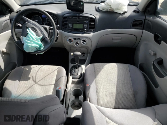 2010 Hyundai Accent GLS with VIN KMHCN4ACXAU431899, listed as a Copart auction lot 48308295 with 94,134 mi miles and Salvage Title. Bid and sale history available at carsss.com. Image 8.