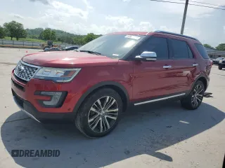 2017 Ford Explorer Platinum z VIN 1FM5K8HT5HGB20209, wystawiony jako Copart lot #54897575 z przebiegiem 156 801 mil mil oraz Szkoda całkowita • Salvage title. Historia ofert i sprzedaży dostępna na DreamBid. Obrazek 1.