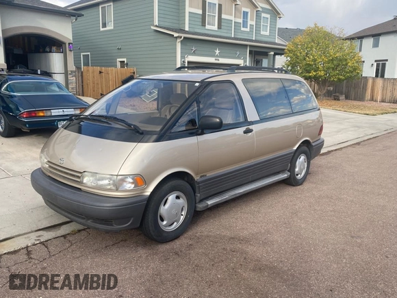 1995 Toyota Previa z VIN JT3AC24S3S1044515, wystawiony jako Copart lot #76413984 z przebiegiem 168 956 mil mil oraz Tytuł czysty. Historia ofert i sprzedaży dostępna na DreamBid. Obrazek 2.