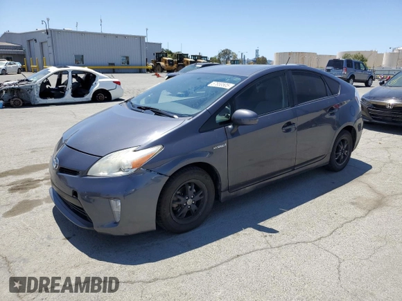 2015 Toyota Prius Four with VIN JTDKN3DU1F1977532, listed as a Copart auction lot 57658505 with 261,964 mi miles and Salvage title. Bid and sale history available at DreamBid. Image 1.