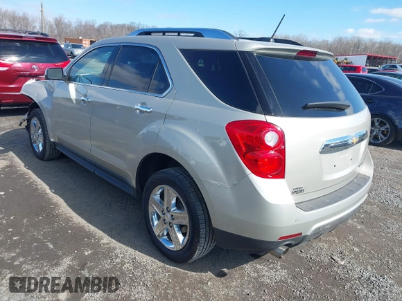 2015 Chevrolet Equinox LTZ with VIN 2GNFLHE33F6147763, listed as a IAAI auction lot 41631330 with 62,571 mi miles. Bid and sale history available at carsss.com. Image 3.