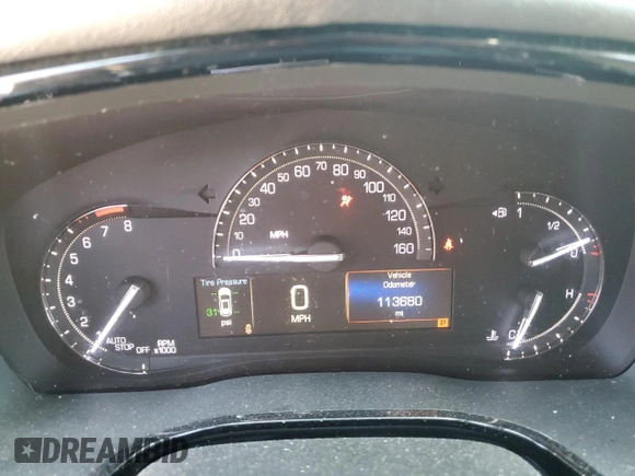 2017 Cadillac XT5 FWD with VIN 1GYKNARS8HZ241195, listed as a Copart auction lot 46613485 with 113,680 mi miles and Salvage Title. Bid and sale history available at DreamBid. Image 9.