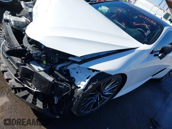 2024 Lexus LC with VIN JTHBP5AY8RA110323, listed as a IAAI auction lot 41097183 with 8,319 mi miles. Bid and sale history available at carsss.com. Image 18.