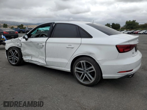 2017 Audi A3 Sedan Premium with VIN WAUAUGFFXH1026833, listed as a Copart auction lot 57223193 with 59,211 mi miles. Bid and sale history available at carsss.com. Image 2.