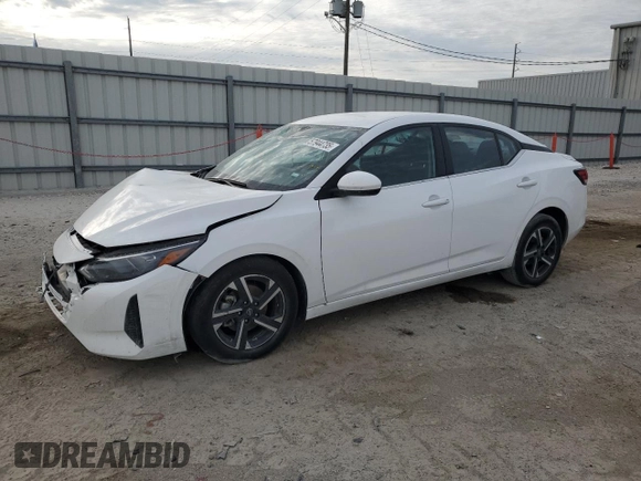 2024 Nissan Sentra SV with VIN 3N1AB8CV0RY218918, listed as a Copart auction lot 57944735 with 22,879 mi miles and Non repairable. Bid and sale history available at DreamBid. Image 1.