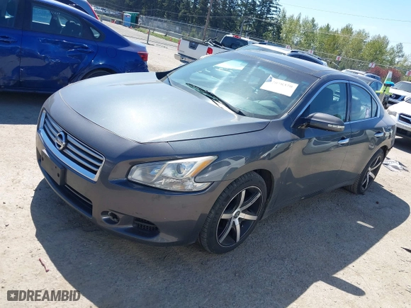 2012 Nissan Maxima 3.5 SV with VIN 1N4AA5AP6CC868510, listed as a IAAI auction lot 42078370 with 173,124 mi miles. Bid and sale history available at carsss.com. Image 2.