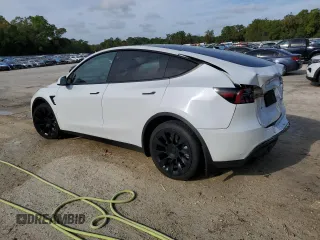 2022 Tesla Model Y Long Range with VIN 7SAYGDEE4NF398710, listed as a Copart auction lot 50510375 with 46,430 mi miles and Non Repairable. Bid and sale history available at DreamBid. Image 2.
