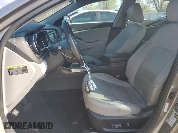 2013 Kia Optima EX with VIN 5XXGN4A74DG135084, listed as a Copart auction lot 53821085 with 97,848 mi miles and Salvage Title. Bid and sale history available at carsss.com. Image 7.