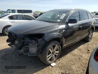 2015 Audi Q7 Premium Plus with VIN WA1LGAFEXFD017661, listed as a Copart auction lot 56394585 with 111,558 mi miles and Clean Title. Bid and sale history available at DreamBid. Image 1.