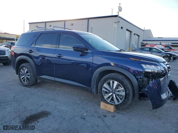 2024 Nissan Pathfinder SL with VIN 5N1DR3CC6RC252552, listed as a Copart auction lot 86619954 with 3,509 mi miles and Salvage Title. Bid and sale history available at carsss.com. Image 4.