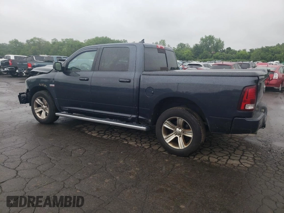 2016 Ram 1500 Sport z VIN 1C6RR7MT9GS151547, wystawiony jako Copart lot #59513865 z przebiegiem 110 763 mil mil oraz Szkoda całkowita • Salvage title. Historia ofert i sprzedaży dostępna na DreamBid. Obrazek 2.