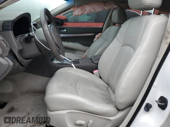 2011 Infiniti G25 x z VIN JN1DV6ARXBM652576, wystawiony jako Copart lot #45913105 z przebiegiem Nie podano mil oraz Szkoda całkowita • Salvage title. Historia ofert i sprzedaży dostępna na DreamBid. Obrazek 7.