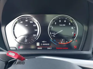 2019 BMW X1 sDrive28i with VIN WBXHU7C52K3H44360, listed as a IAAI auction lot 41709431 with 56,432 mi miles. Bid and sale history available at carsss.com. Image 7.