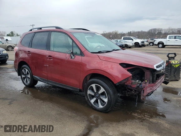 2018 Subaru Forester Premium with VIN JF2SJAGC4JH602593, listed as a Copart auction lot 52462025 with 174,497 mi miles and Salvage Title. Bid and sale history available at carsss.com. Image 4.