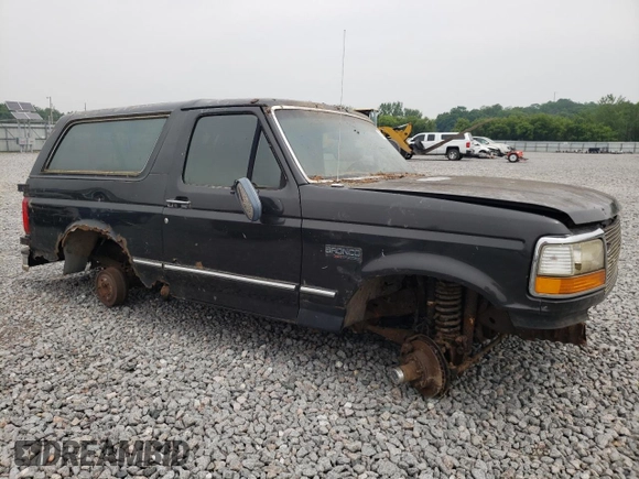 1993 Ford Bronco XL with VIN 1FMEU15N4PLA87622, listed as a Copart auction lot 59385185 with Not provided miles and Clean title. Bid and sale history available at DreamBid. Image 4.