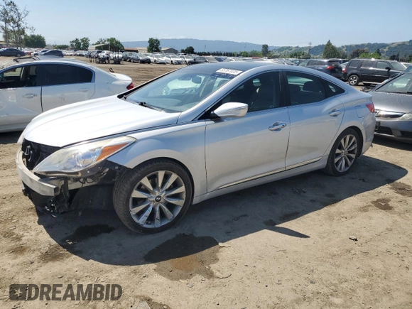 2016 Hyundai Azera Limited with VIN KMHFH4JG2GA520030, listed as a Copart auction lot 55767035 with 178,029 mi miles and Salvage Title. Bid and sale history available at DreamBid. Image 1.