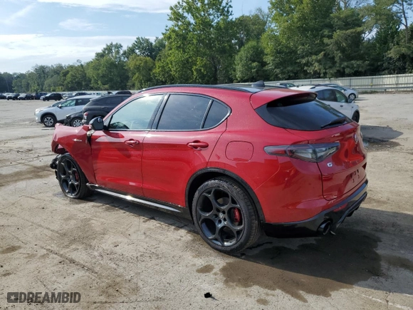 2024 Alfa Romeo Stelvio Veloce with VIN ZASPAKBNXR7D74644, listed as a Copart auction lot 69200074 with 1,779 mi miles and Salvage Title. Bid and sale history available at carsss.com. Image 2.