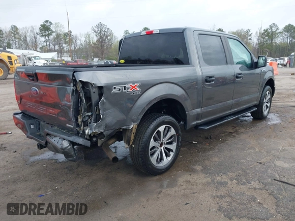 2020 Ford F-150 XL with VIN 1FTEW1EP4LFA55536, listed as a IAAI auction lot 41923442 with 99,859 mi miles and . Bid and sale history available at DreamBid. Image 4.