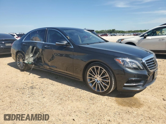 2015 Mercedes-Benz S 550 z VIN WDDUG8CB5FA142619, wystawiony jako Copart lot #56634405 z przebiegiem 97 975 mil mil oraz Czysty tytuł • Clean title. Historia ofert i sprzedaży dostępna na DreamBid. Obrazek 4.