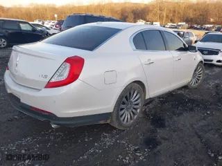 2014 Lincoln MKS with VIN 1LNHL9DK0EG604216, listed as a IAAI auction lot 41316478 with 1 mi miles. Bid and sale history available at carsss.com. Image 4.