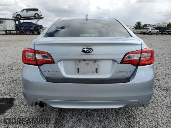 2017 Subaru Legacy Premium with VIN 4S3BNAD61H3008147, listed as a Copart auction lot 50830845 with 50,593 mi miles and Salvage title. Bid and sale history available at DreamBid. Image 6.