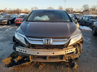 2019 Honda Odyssey Touring with VIN 5FNRL6H83KB085223, listed as a Copart auction lot 87628395 with 163,035 mi miles and Salvage Title. Bid and sale history available at carsss.com. Image 5.