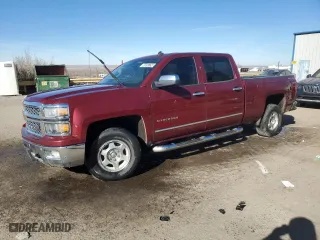2014 Chevrolet Silverado 1500 LTZ with VIN 3GCUKSEC4EG225552, listed as a Copart auction lot 85653734 with 188,561 mi miles and Clean Title. Bid and sale history available at carsss.com. Image 1.