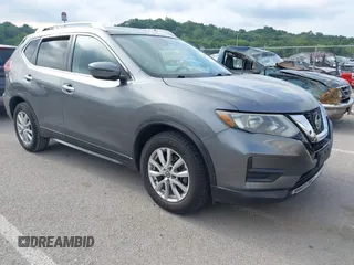 2019 Nissan Rogue SV with VIN KNMAT2MT3KP504354, listed as a IAAI auction lot 42361828 with 72,457 mi miles and . Bid and sale history available at DreamBid. Image 1.