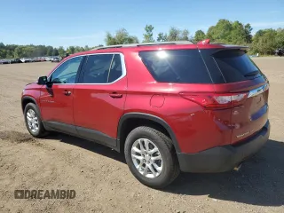 2021 Chevrolet Traverse LT Leather with VIN 1GNEVHKW6MJ169289, listed as a Copart auction lot 70177504 with 30,718 mi miles and Salvage Title. Bid and sale history available at carsss.com. Image 2.