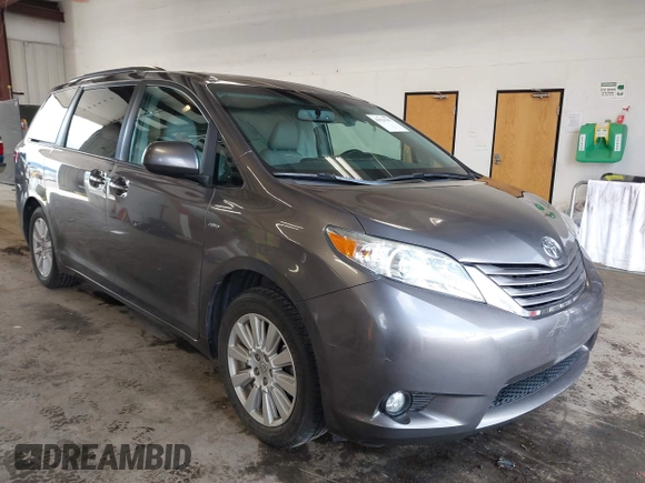 2017 Toyota Sienna with VIN 5TDDZ3DC5HS187614, listed as a IAAI auction lot 41934707 with 82,943 mi miles and . Bid and sale history available at DreamBid. Image 1.