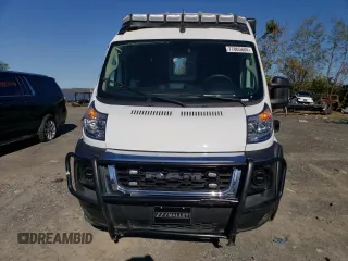 2022 Ram ProMaster Cargo with VIN 3C6MRVHG0NE140027, listed as a Copart auction lot 77065884 with 18,876 mi miles and Salvage Title. Bid and sale history available at DreamBid. Image 5.
