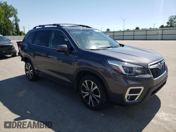 2021 Subaru Forester Limited with VIN JF2SKAUC7MH585990, listed as a Copart auction lot 56026435 with 59,984 mi miles and Salvage title. Bid and sale history available at DreamBid. Image 4.