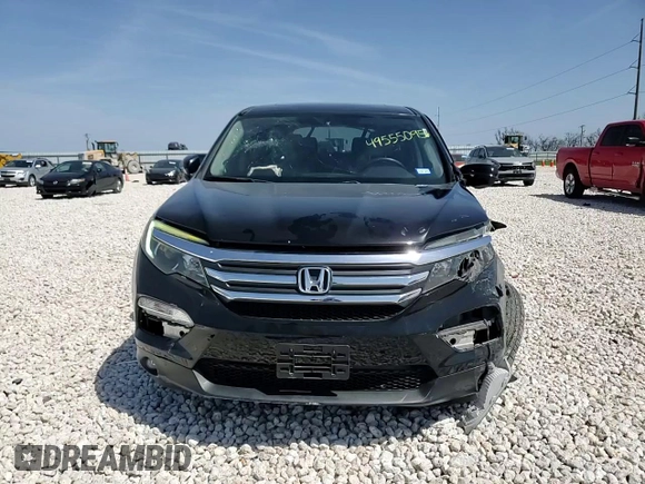 2016 Honda Pilot EX-L with VIN 5FNYF6H57GB091509, listed as a Copart auction lot 49555095 with 86,553 mi miles and Salvage Title. Bid and sale history available at DreamBid. Image 11.